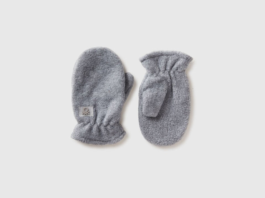 mittens in lined fleece