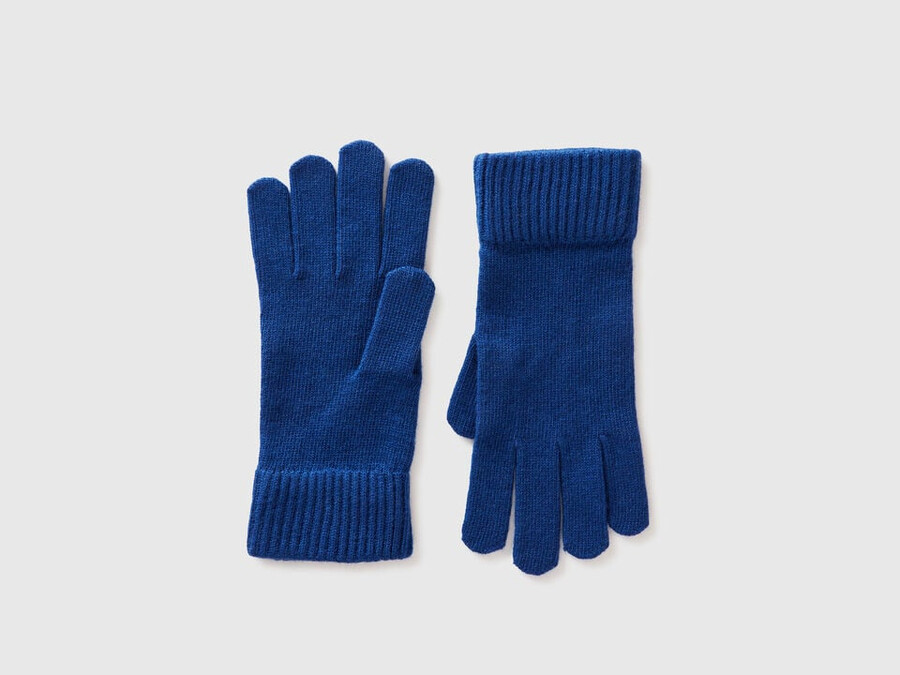 gloves in pure virgin wool
