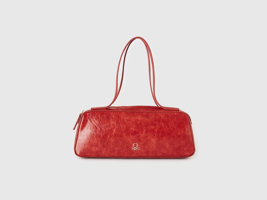 shoulder bag in imitation leather