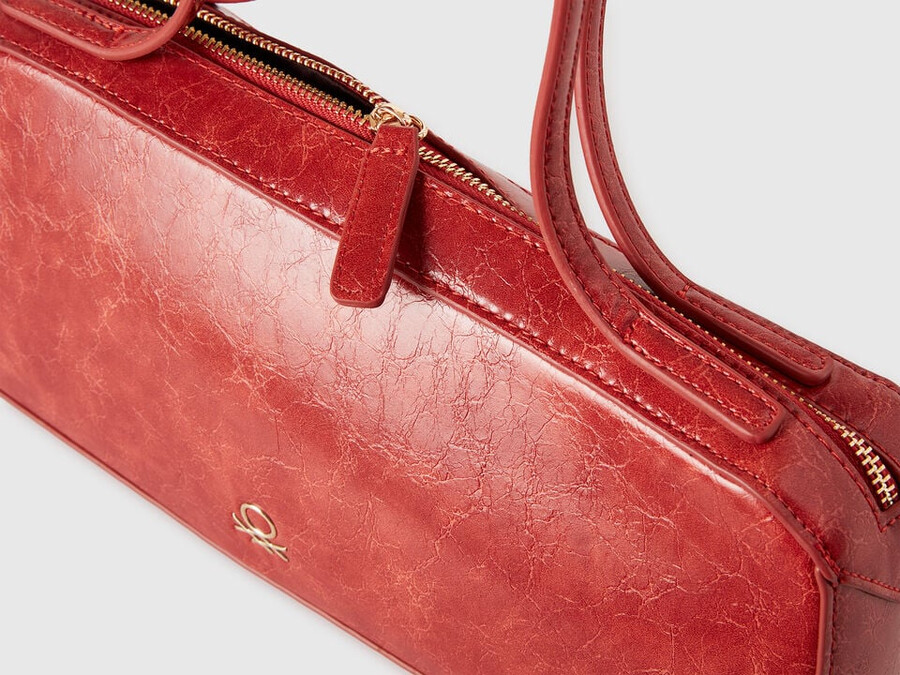 shoulder bag in imitation leather