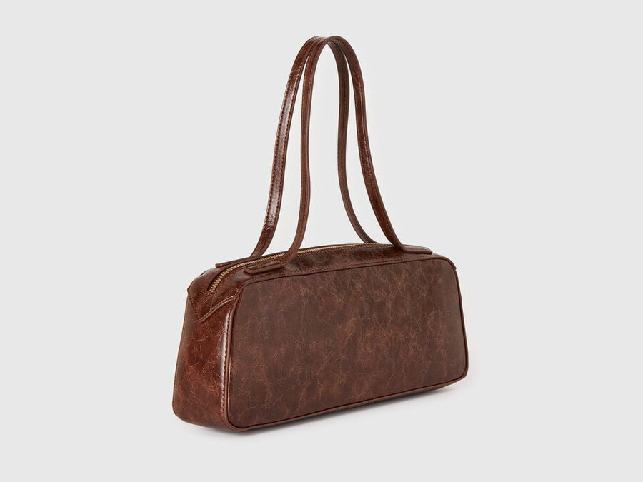 shoulder bag in imitation leather