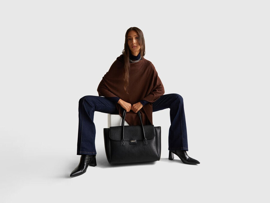 tote bag in imitation leather