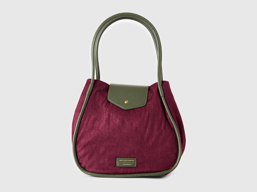 velvet tote bag