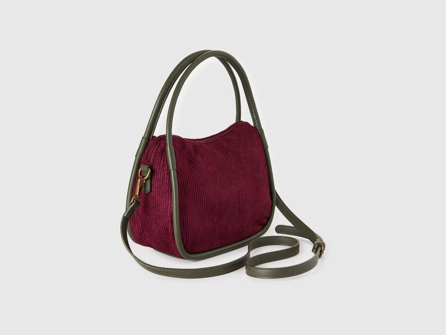 velvet shoulder bag