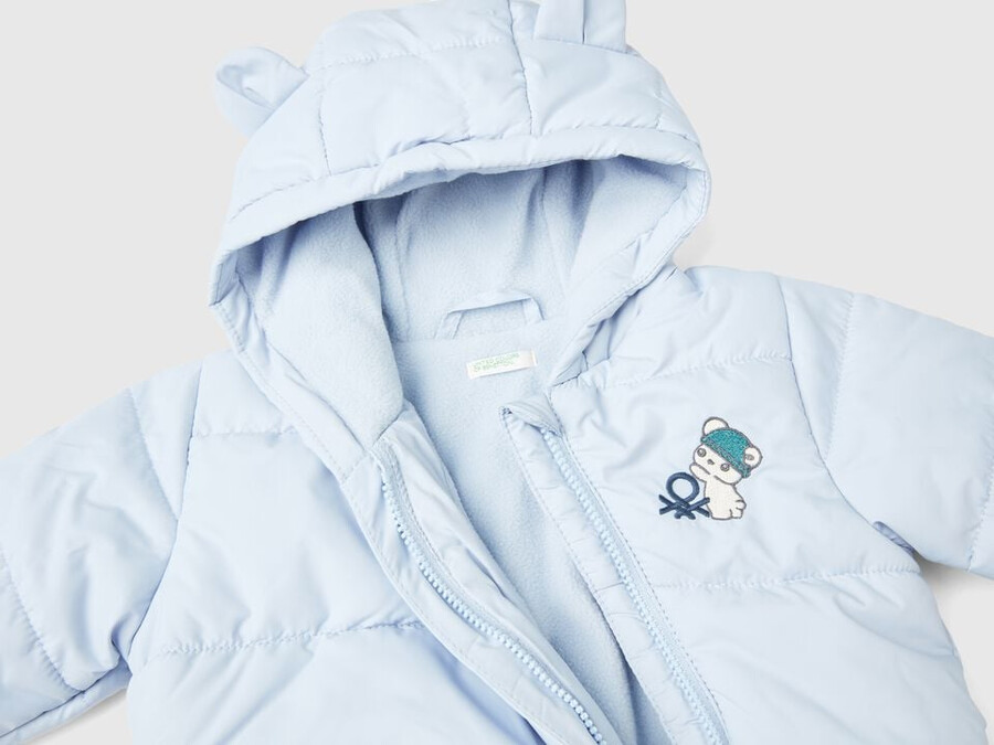 padded jacket with hood