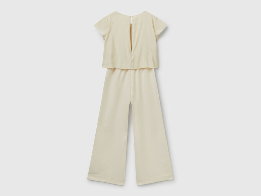 flowy short sleeve jumpsuit