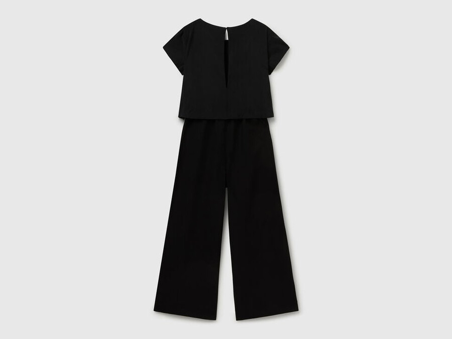 flowy short sleeve jumpsuit