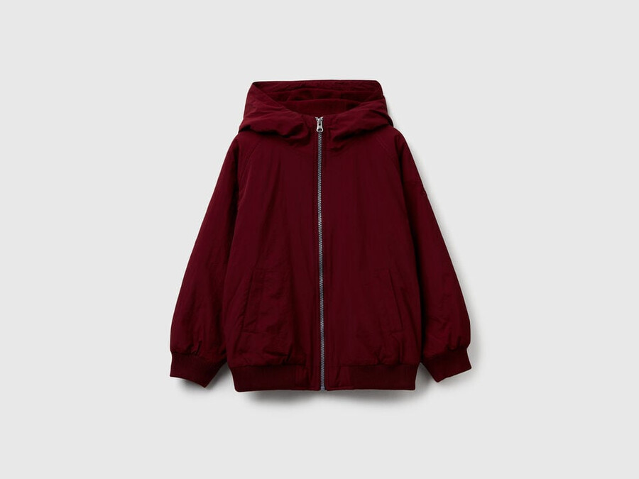 nylon jacket with hood