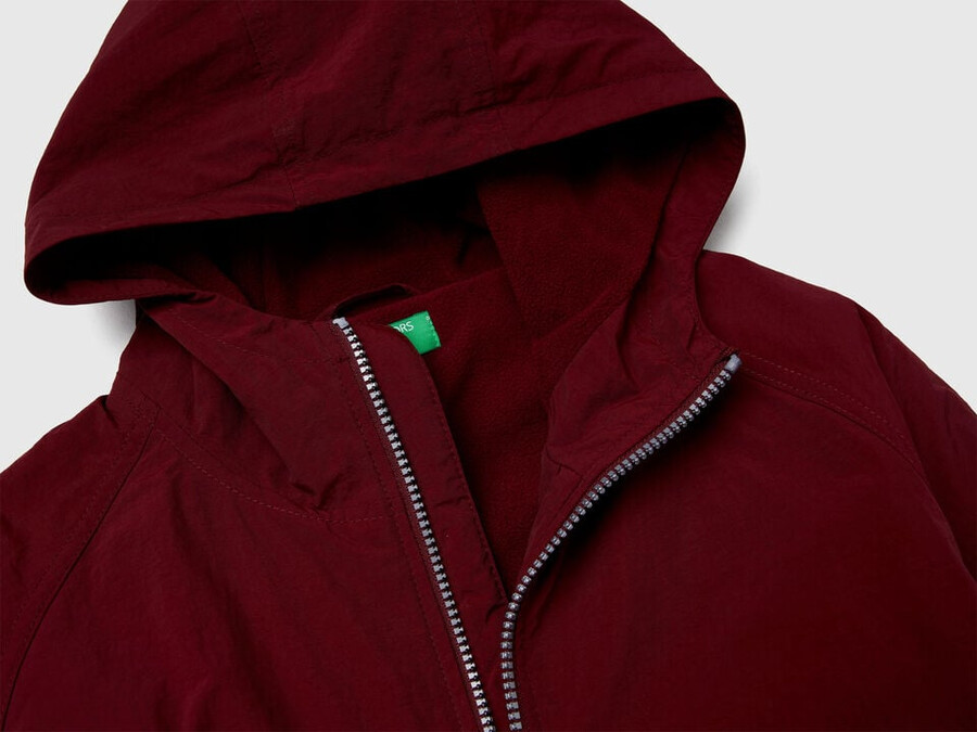 nylon jacket with hood