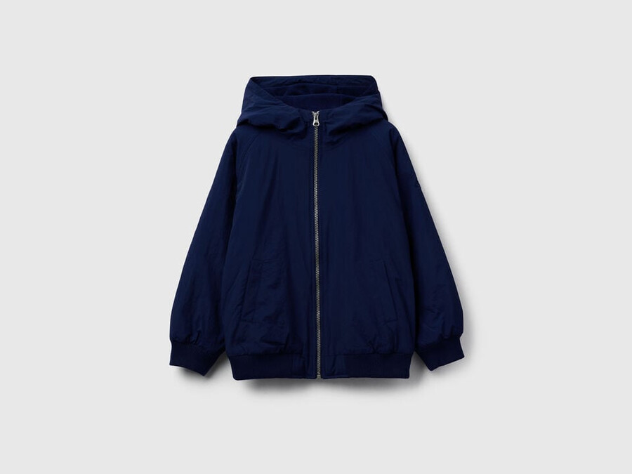 nylon jacket with hood