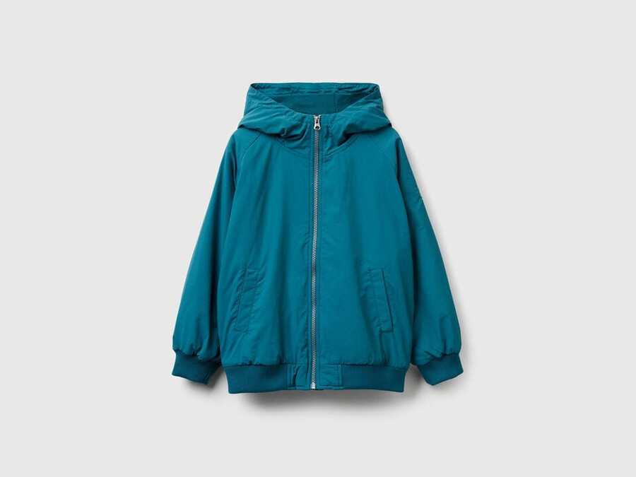 nylon jacket with hood