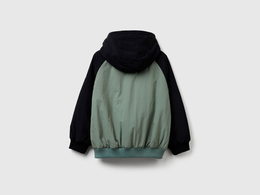 nylon jacket with hood