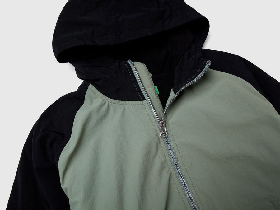 nylon jacket with hood