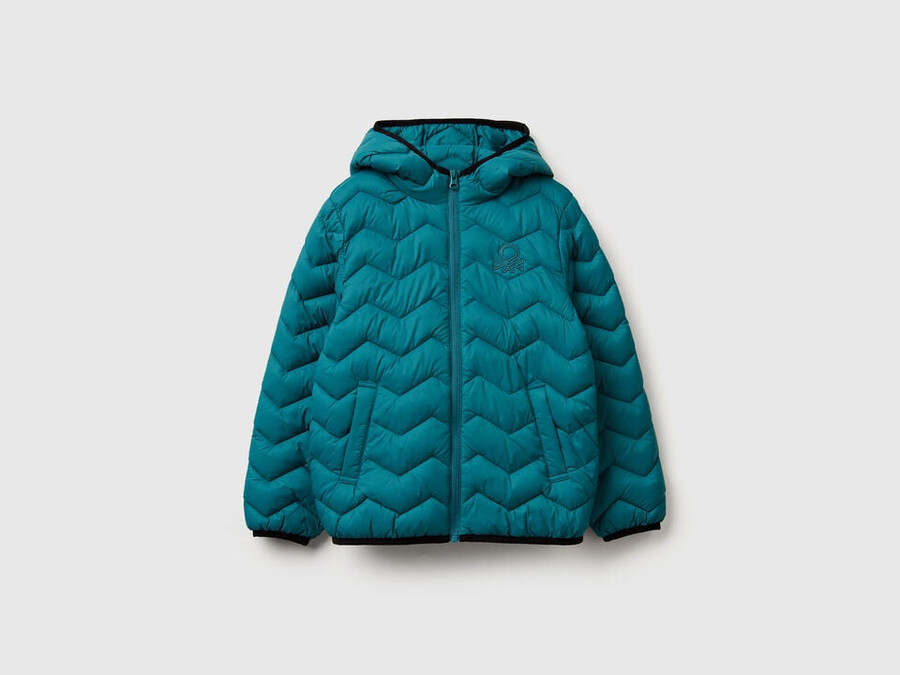 padded jacket with hood