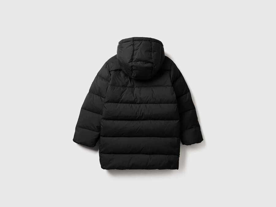 padded jacket with removable hood
