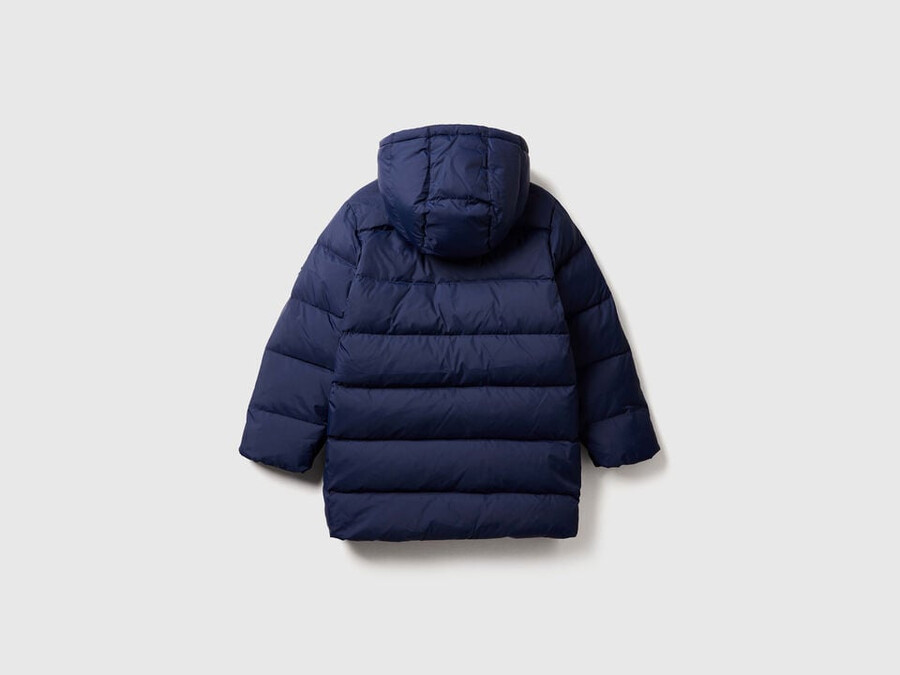 padded jacket with removable hood