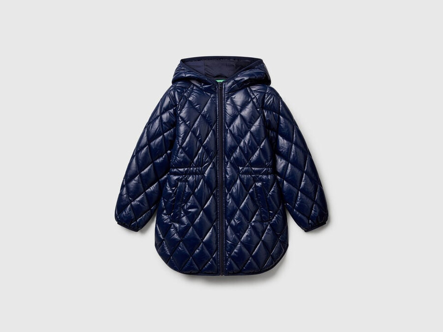 shiny quilted jacket