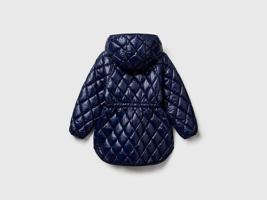 shiny quilted jacket