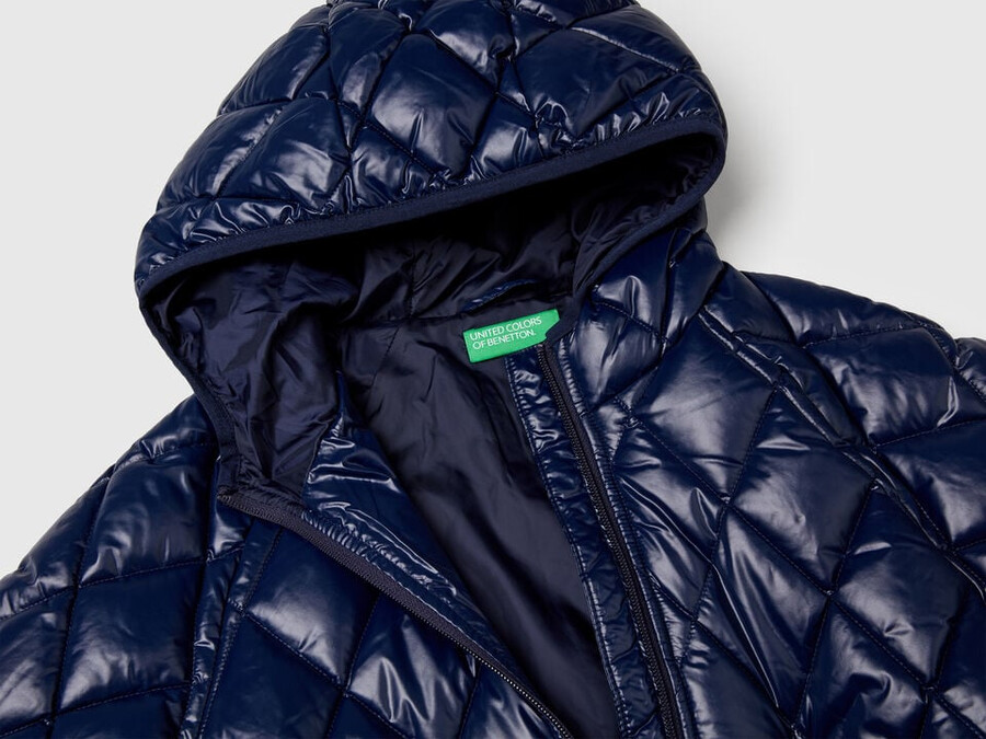 shiny quilted jacket