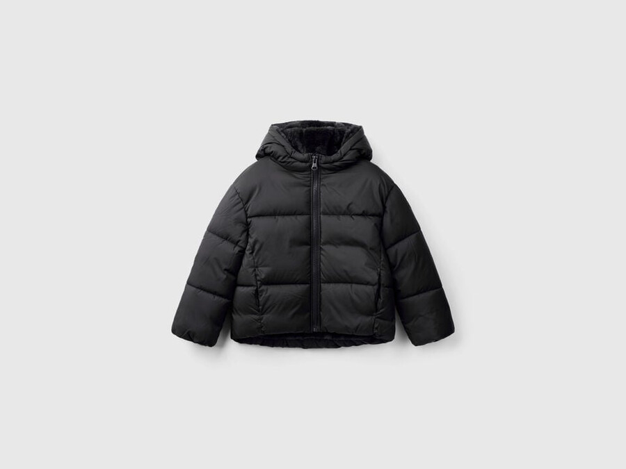 padded jacket with hood