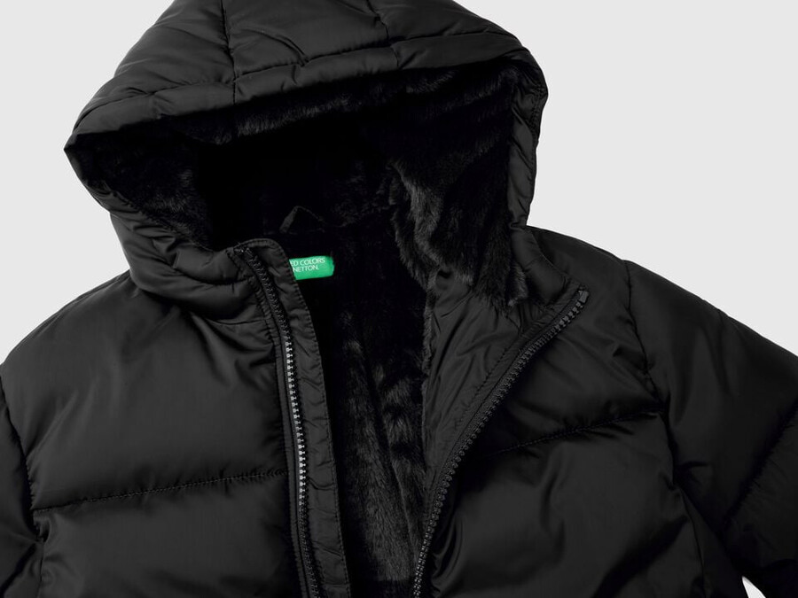 padded jacket with hood