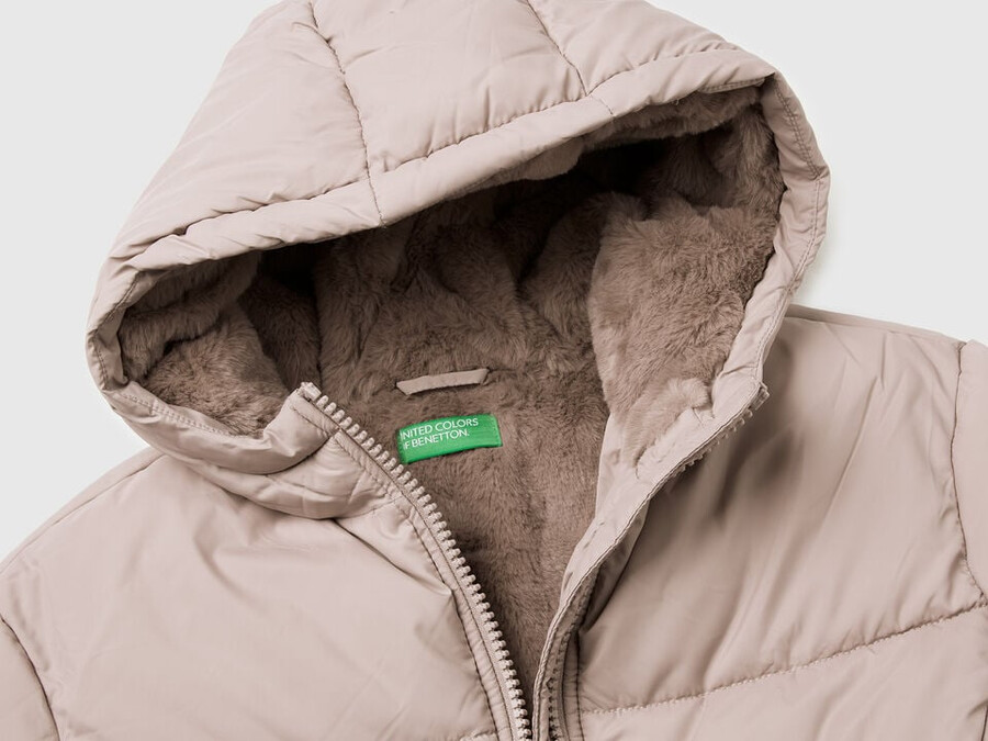 padded jacket with hood