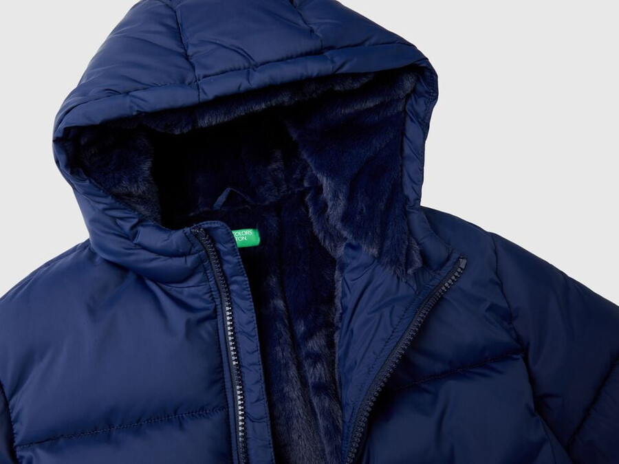 padded jacket with hood