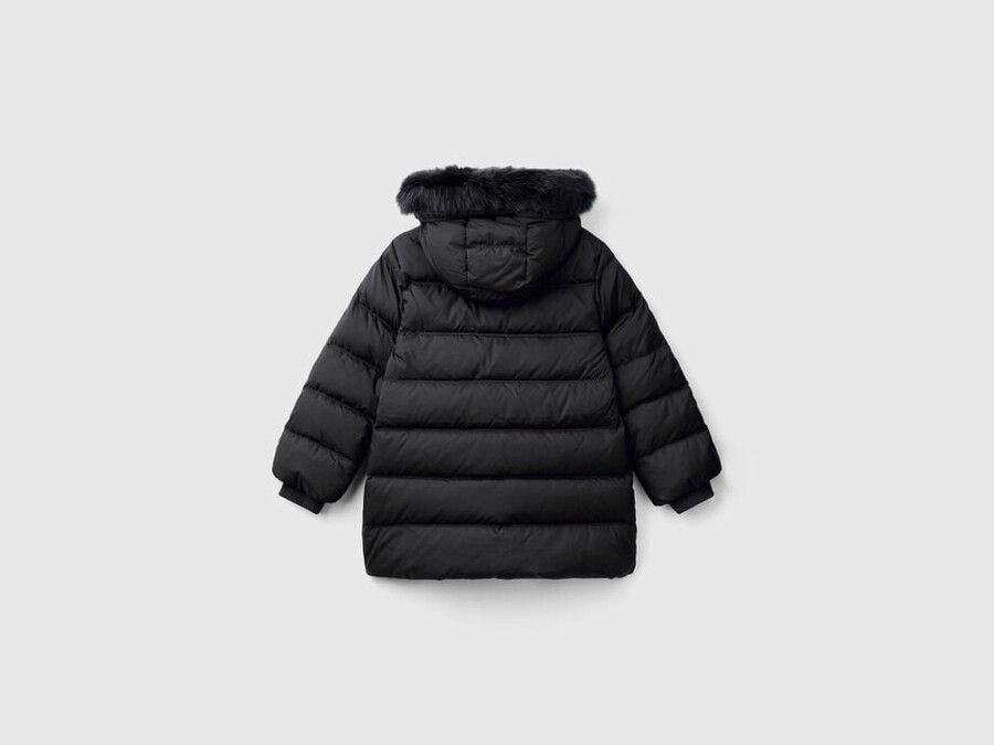 rain defender down jacket with detachable hood