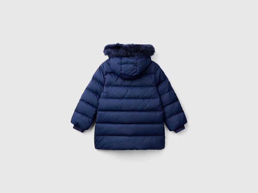 rain defender down jacket with detachable hood