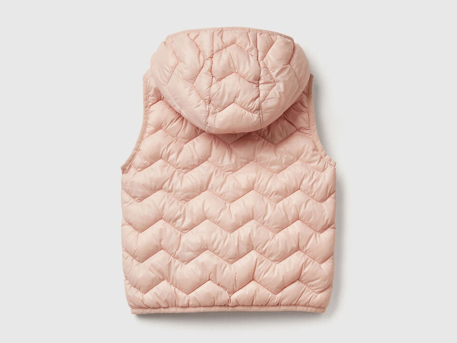 padded vest with hood