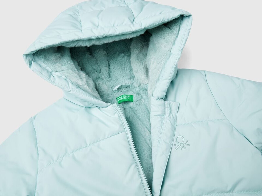 padded jacket with hood