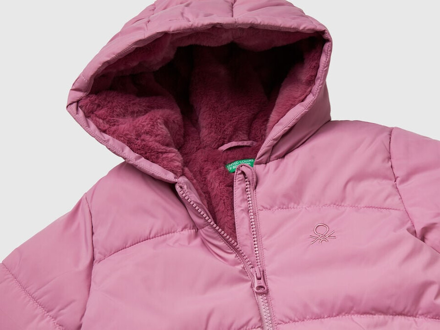 padded jacket with hood