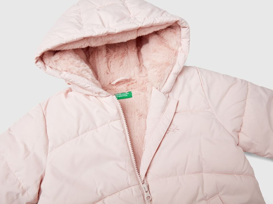 padded jacket with hood