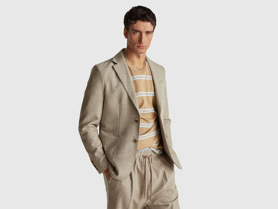 wool blend jacket