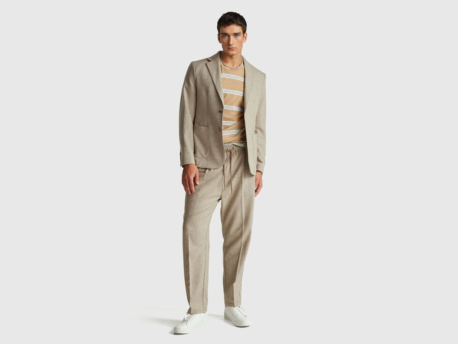 wool blend jacket