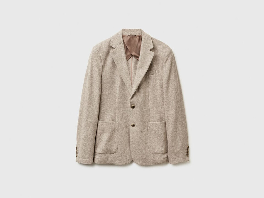 wool blend jacket