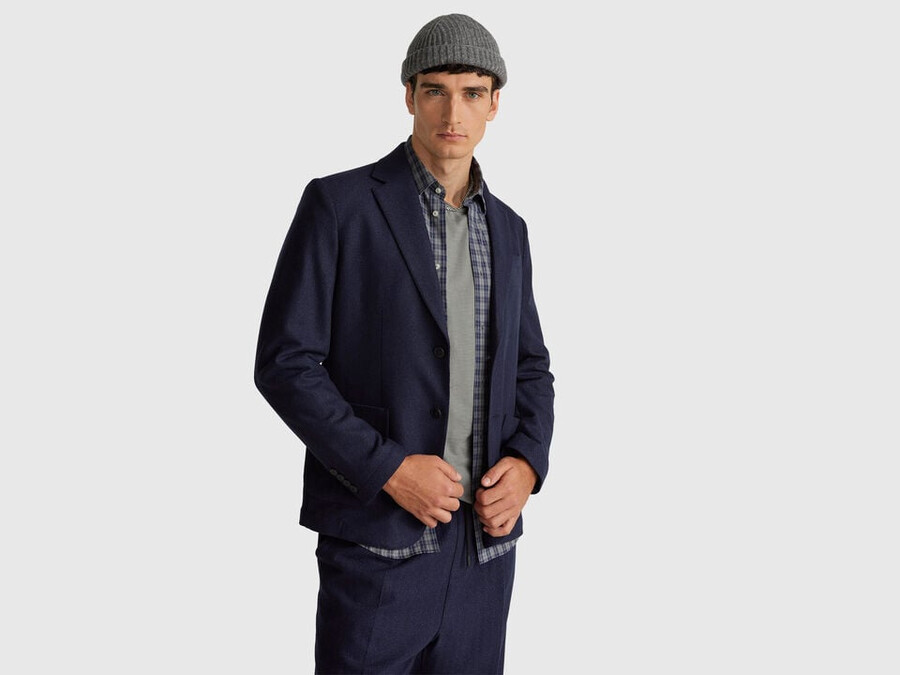 wool blend jacket