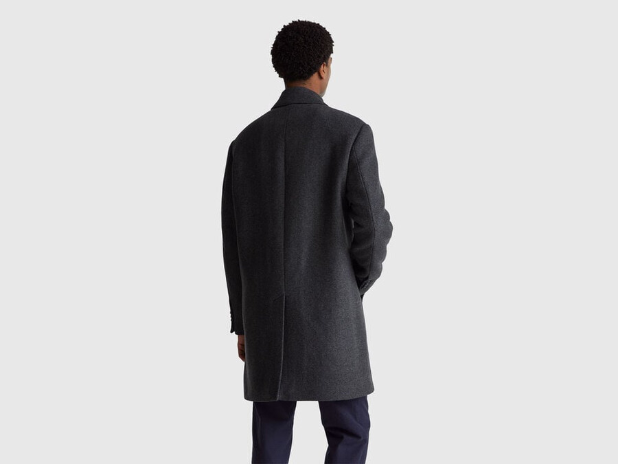 cotton blend coat