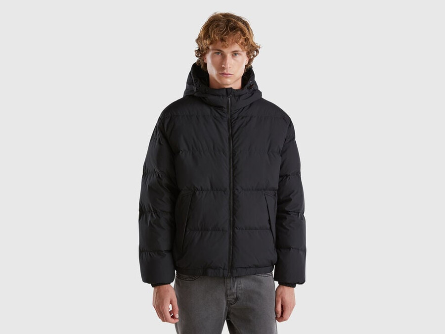 real recycled down padded jacket