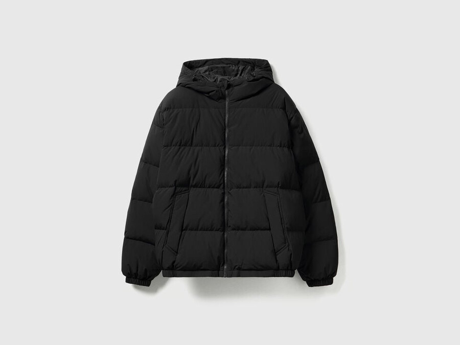 real recycled down padded jacket
