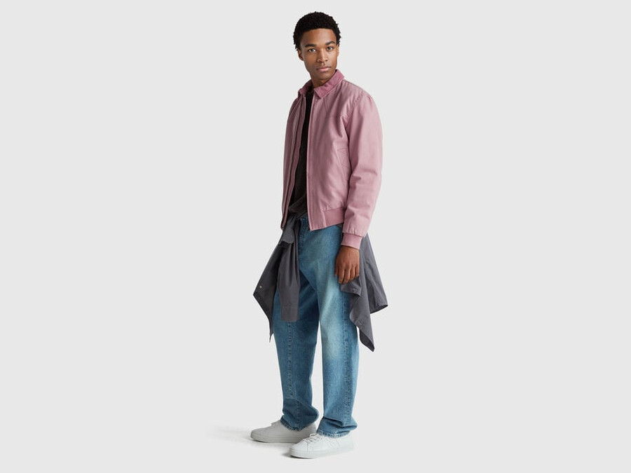 padded jacket in pure cotton
