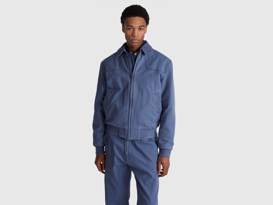 padded jacket in pure cotton