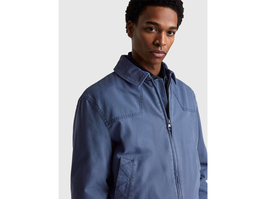 padded jacket in pure cotton
