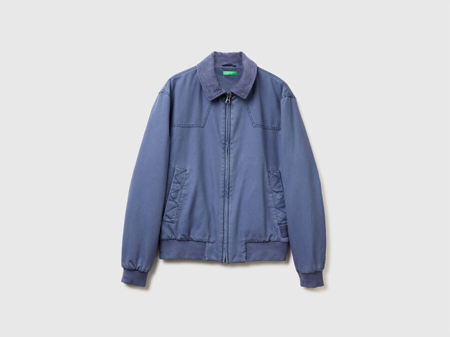 padded jacket in pure cotton