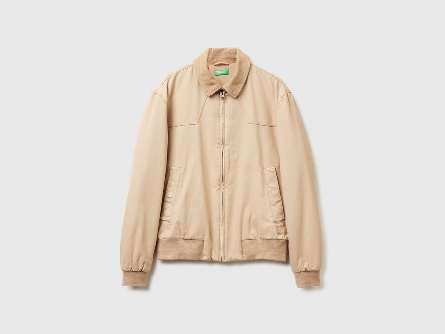padded jacket in pure cotton