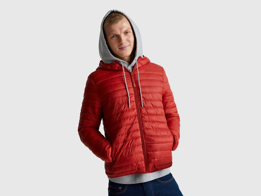 regular fit puffer jacket