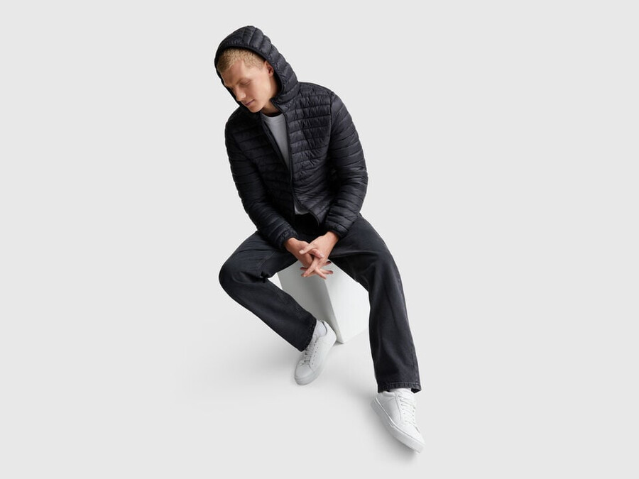 regular fit puffer jacket