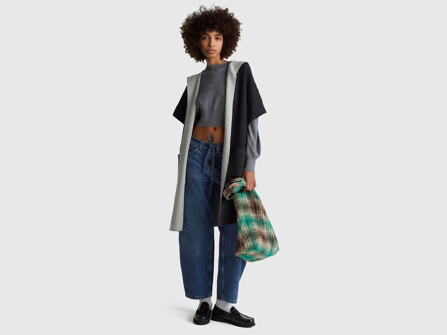 reversible open coat