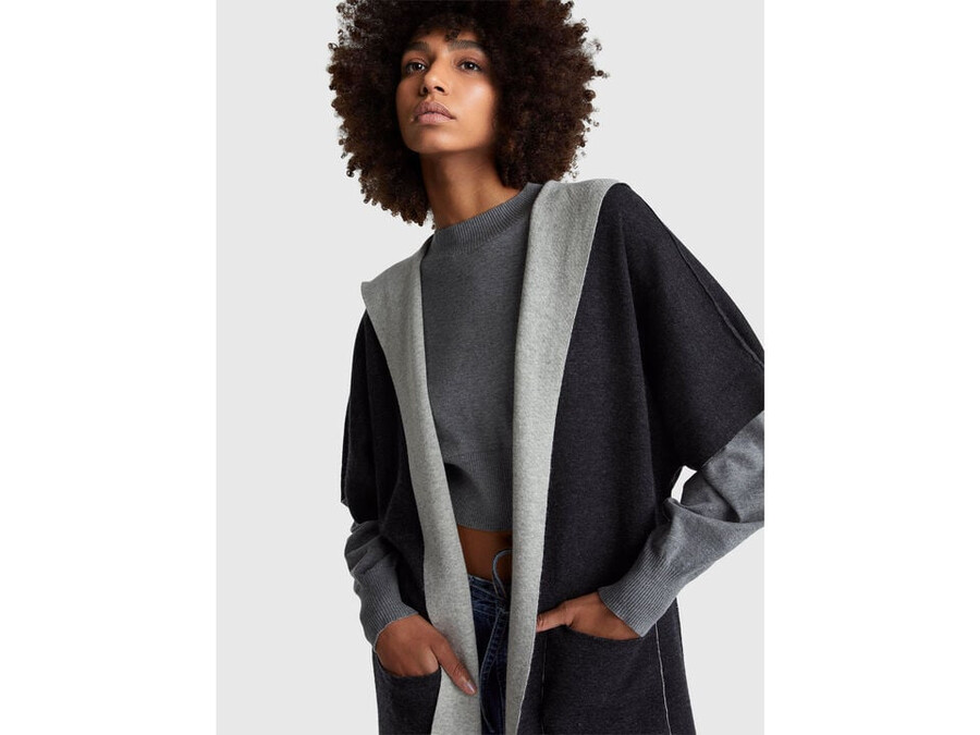 reversible open coat