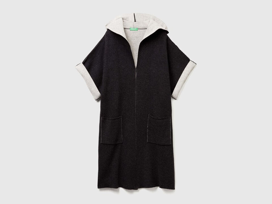 reversible open coat